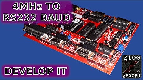 NOMAD80: 4MHz To RS232 BAUD Rates