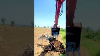 Excavator Loaded Too Much Soil! Funny Machine Moment 🚜 #shorts