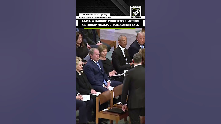 Don't Miss! Kamala Harris' priceless reaction as Trump, Obama share candid talk