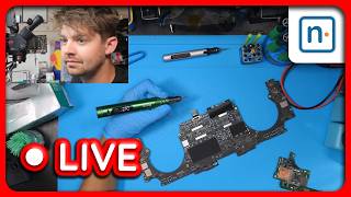 LIVE - Can I Fix This MacBook with PCB Layer Damage