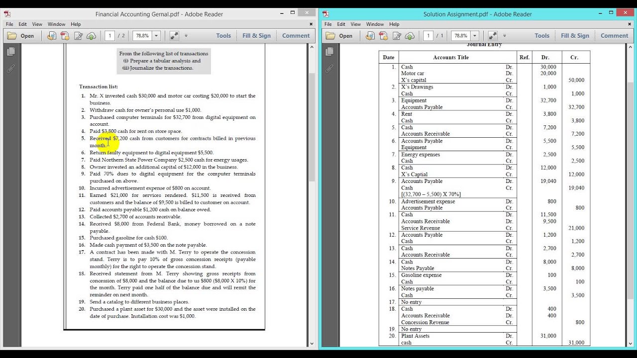 Tutorial 2 , Accounting Journal in Bangla YouTube