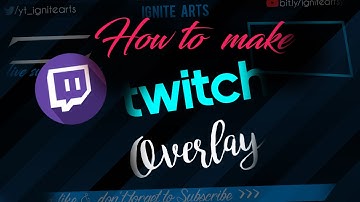How to Create Twitch Overlay for your  Live Streams in Photoshop !!!