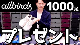 【感謝】世界一の靴「Allbirds」を1000足プレゼントします