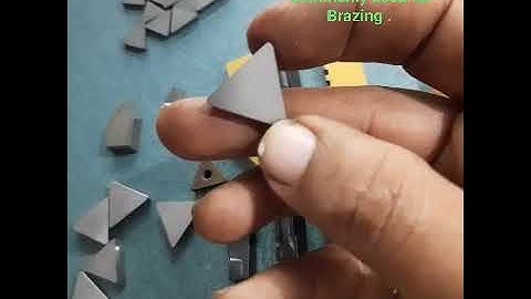 Tools for Lathe Machine , Commonly used Carbide Brazed tools