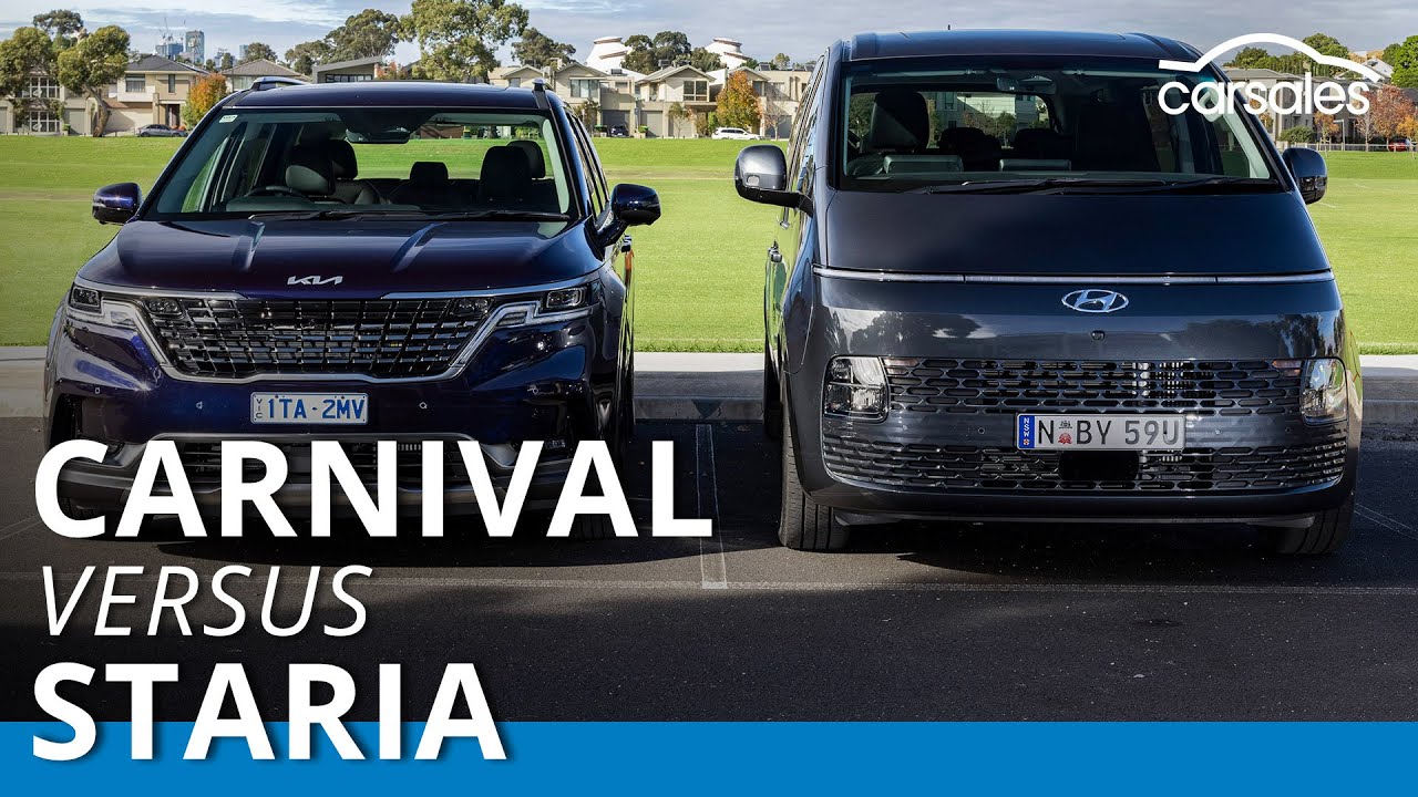 Hyundai Staria v Kia Carnival 2022 Comparison - YouTube