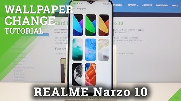 Set Up New Wallpaper and Change Screen Style - REALME Narzo 10