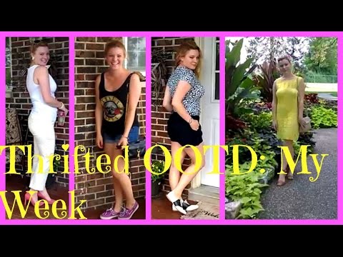 A Week of Thrifted OOTD: Summer Fashion Through My Eyes