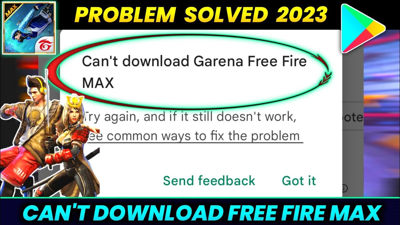 can't download garena free fire max problem  can't download garena free  fire max problem solve 2023 
