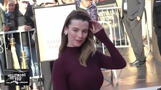 Betty Gilpin outside the Office Romance Premiere at Egyptian Theatre in Hollywood