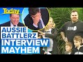 Hosts in stitches as Aussie Battlerz interview descends into chaos | Today Show Australia