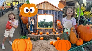 SOFIA goes to PUMPKIN PATCH and also watches dog show and has fun at amusement park and pet zoo
