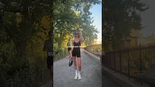 onesie, socks, shoes alo bag STAUD glasses ENEK LUSO bag charm... #Shorts #chlo_in_nyc