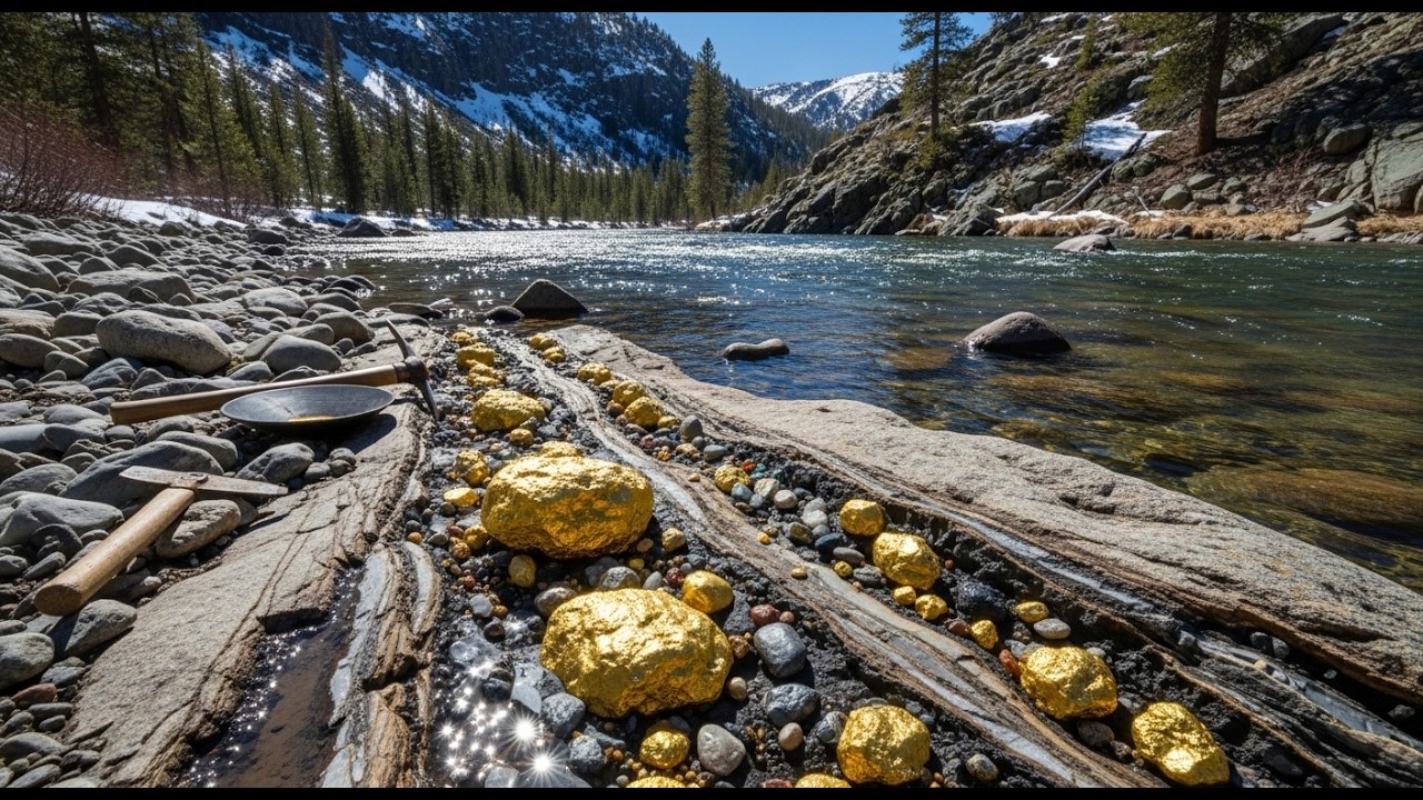 2025: This Desert River Shines With Gold and Rainbow Gems