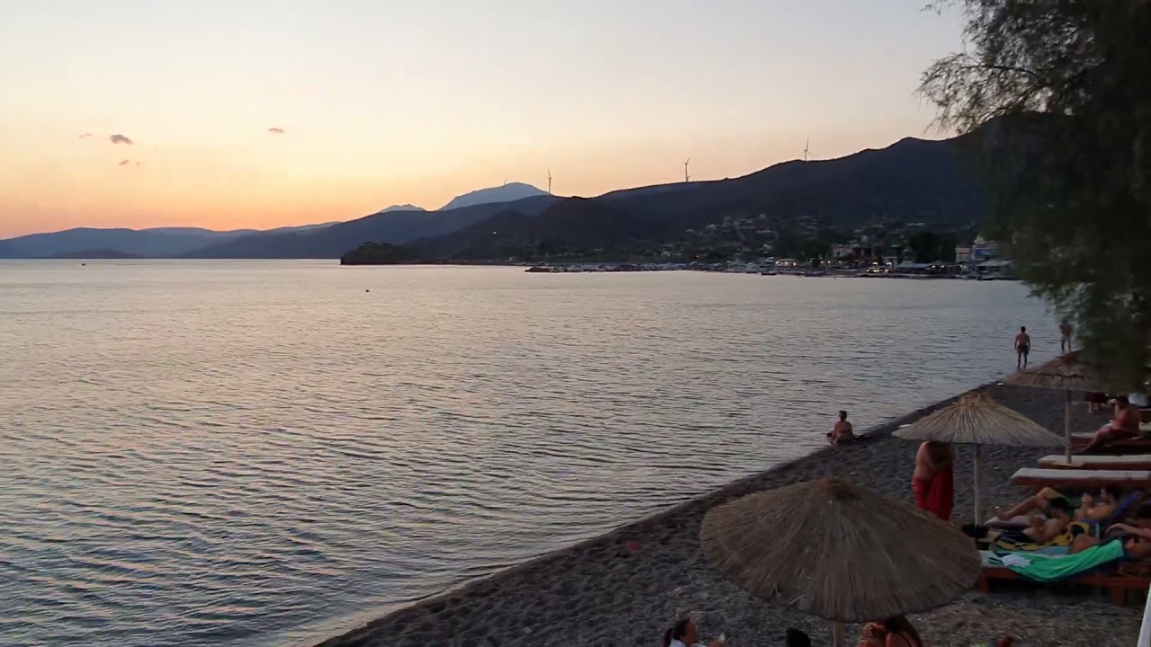 Aliki beach in Viotia prefecture.