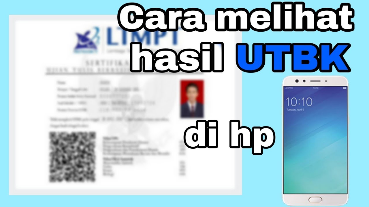 Cara melihat hasil UTBK di hp 
