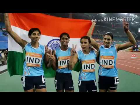Asian Games 2018 India won 13 gold medal , India Won 1500m Race, 4×400m Relay Race Gold Medal