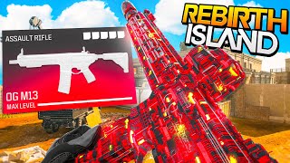 the OG M13 is UNSTOPPABLE in REBIRTH ISLAND! 🤯 (Meta Loadout) - MW3 Warzone