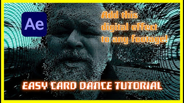 Easy Card Dance Tutorial - Adobe After Effects