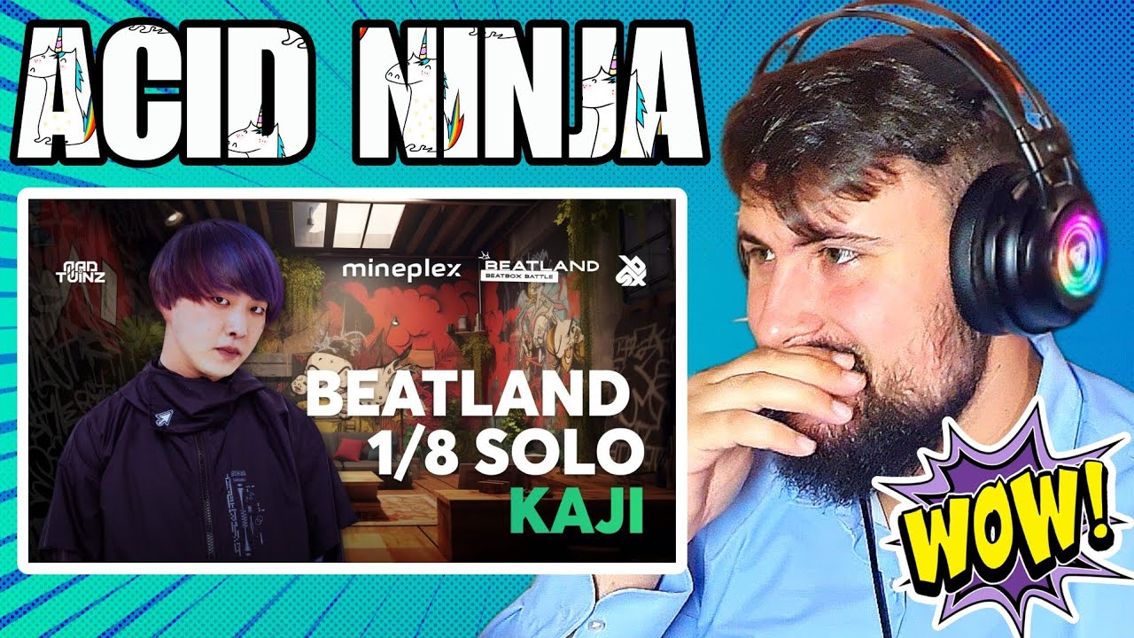 Damir Reacts | KAJI  Beatland Beatbox Battle 2023 | Solo Category | 1/8 FINAL | Reaction