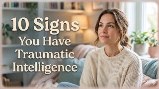 10 signs you have traumatic intelligence.#psychology 