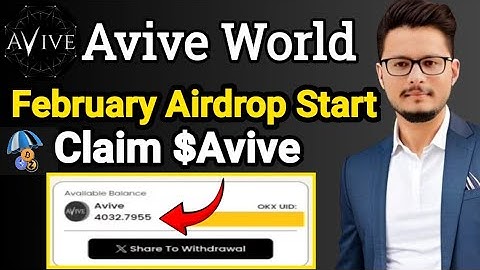 Avive February Airdrop Start | Avive World Mining App | Avive World 4th Payment