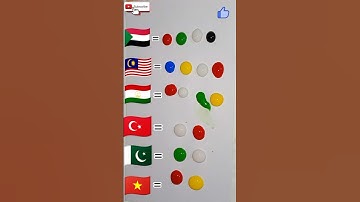 What color do mixed flags make?? #color mixing #satisfying #mixing colors #flag mixing