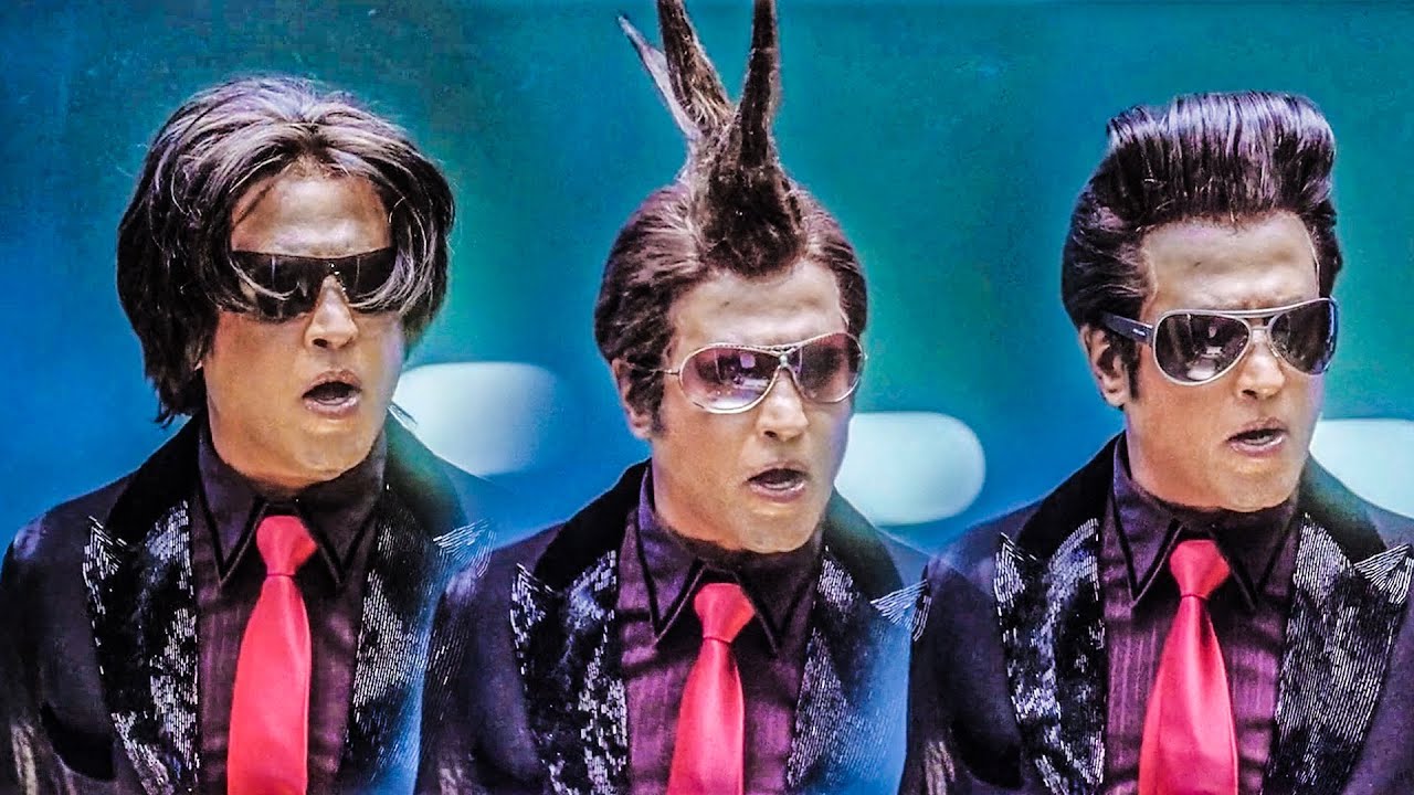 Robo Rajini Changing Hair Styles Instantly For Birthday Party Of ...