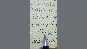سورة المؤمنون الأية 36 إلى 42 بصوت سعد الغامدي