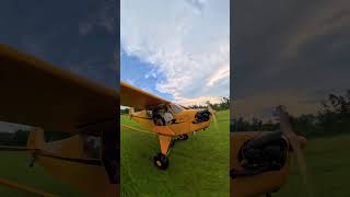 Vapin’ #lowandslow #piper #j3 #cub #aviation #vapor