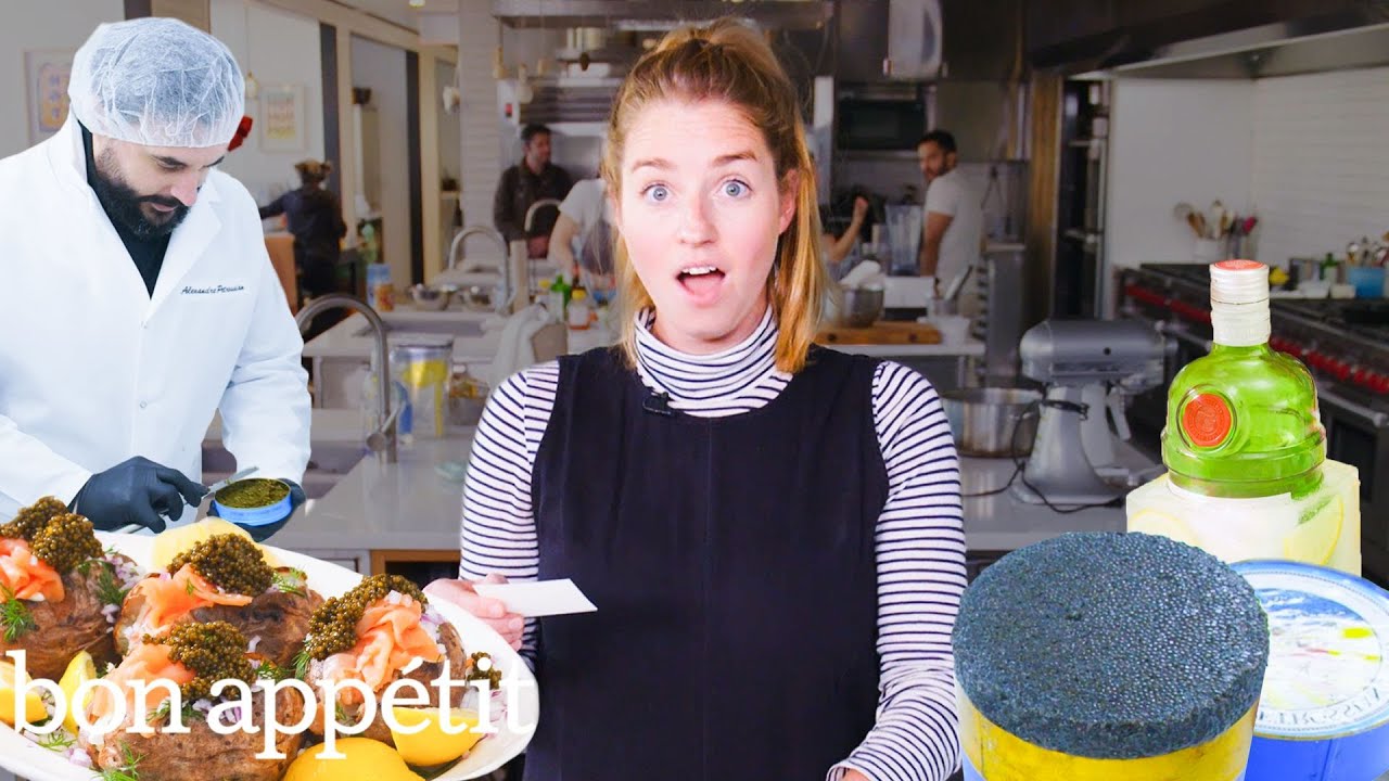 Pro Chef Makes a Meal with $10K+ Caviar   Bon Apptit