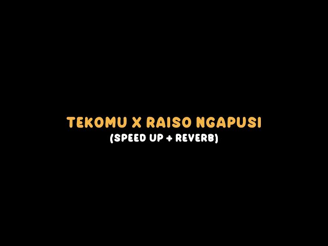 Tekomu x Raiso Ngapusi (Speed Up + Reverb) Xprozz SLBW😋 class=