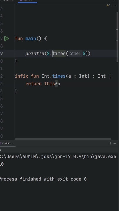 Infix function in Kotlin #shorts #kotlin #function #inline #infix #java ...