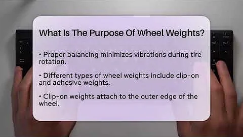 What Is The Purpose Of Wheel Weights? - Talking Tech Trends