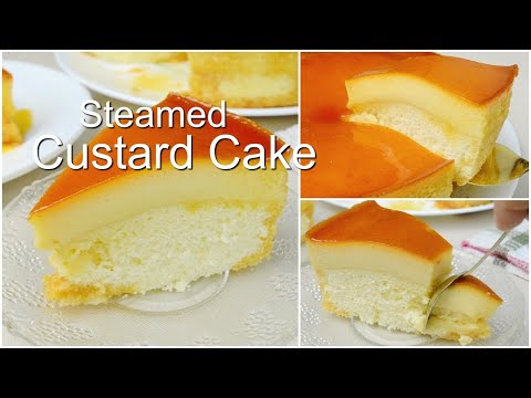 Steamed Custard Cake (No-Oven)