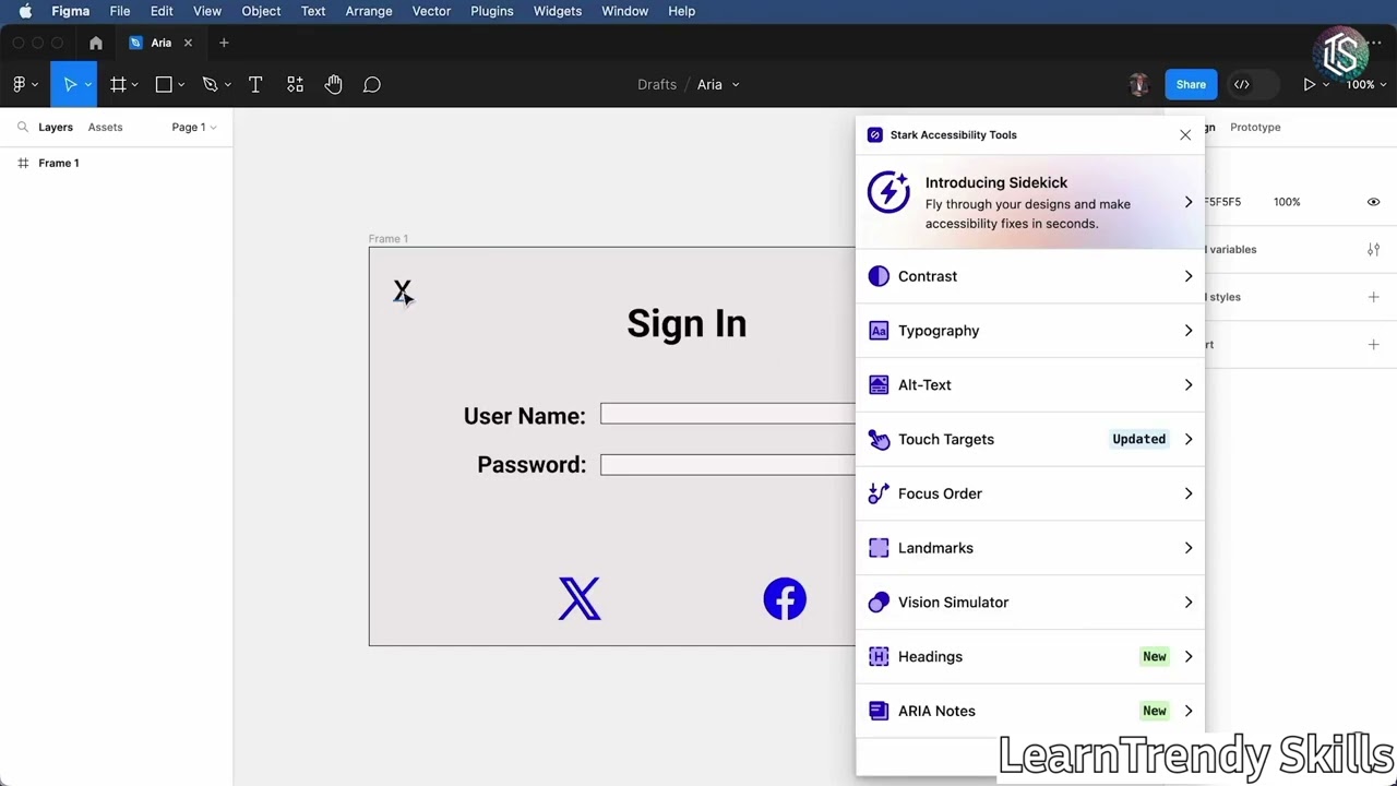 How to Add ARIA Notes in Figma for Better Accessibility | A11y Design Guide