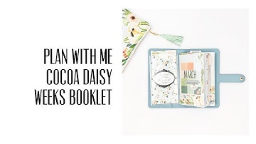 Plan with Me: Cocoa Daisy Weeks Booklet