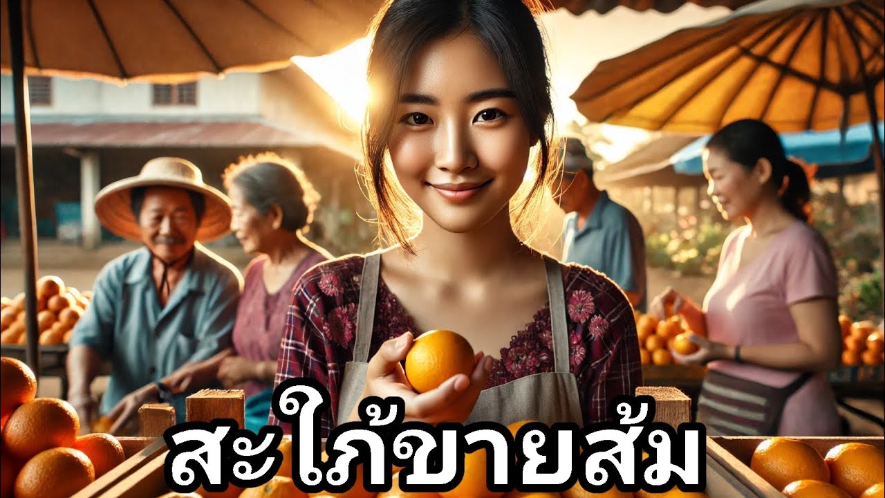 นิทาน สะใภ้ขายส้ม🌺“แม่คะ…ถ้าเราเอาไปขายเองที่ตลาดนัด จะดีกว่าไหมคะ”