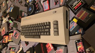 Dusting off a Commodore 64 Breadbin with a Double Sid Chip Built in