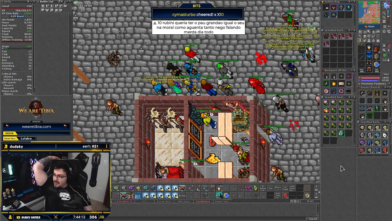 SANTIAGO AMEAÇOU RUBINI? l TIBIA HIGHLIGHTS - YouTube