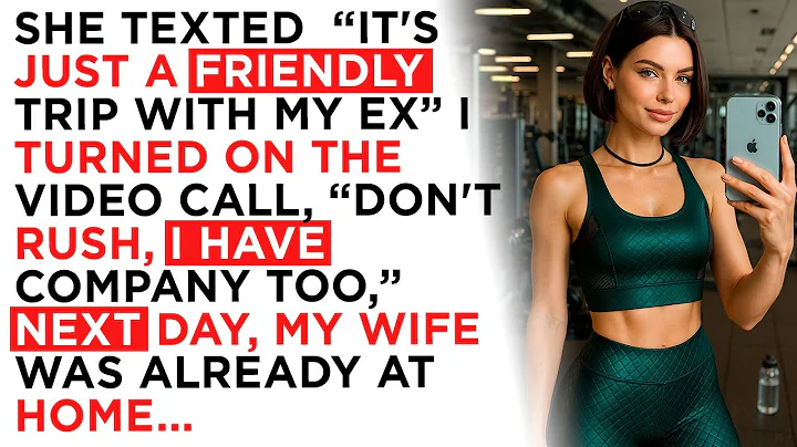She texted  “It's just a friendly trip with my ex” I turned on the video call, “Don't rush...