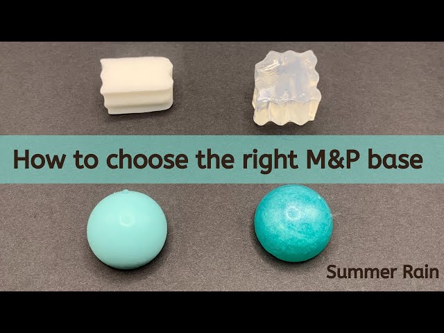 Soap base: which to choose?