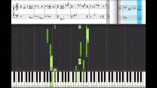 JS Bach | Prelude &amp; Fugue No. 13 in F-Sharp Major, BMV 858 | Piano Tutorial, Notes | Half Speed