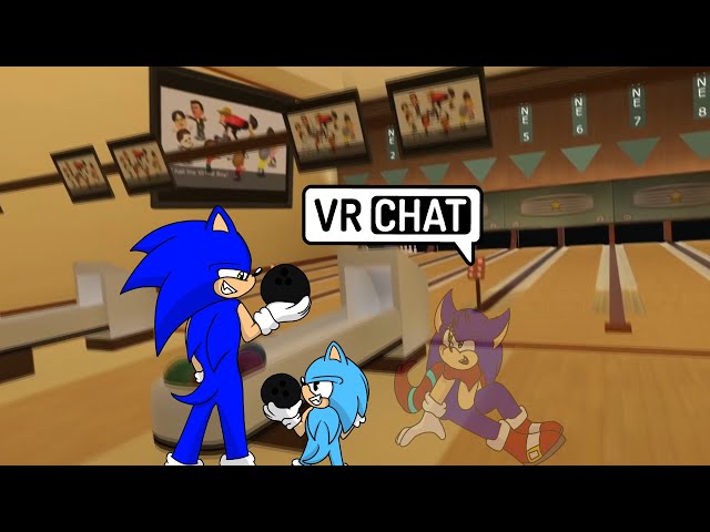 SONIC AND GENESIS HANG OUT IN VR CHAT 