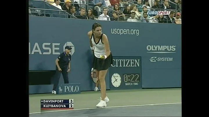 Lindsay Davenport vs Alysa Kleybanova US Open 2008...