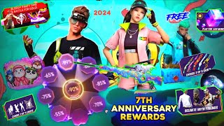 Next Lucky Wheel Discount Event, FF 7th Anniversary 2024 🥳🔥 | Ff New Event | Free Fire New Event