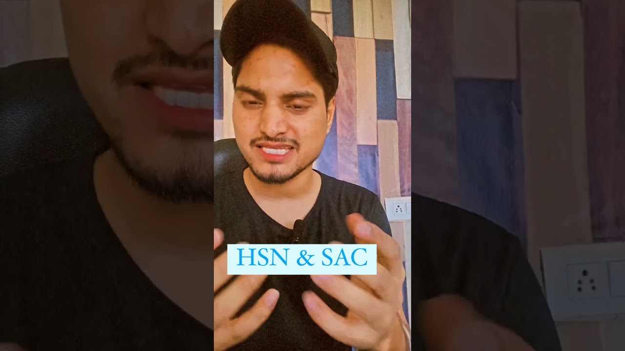 What is HSN code and SAC no. shorts hsncode YouTube