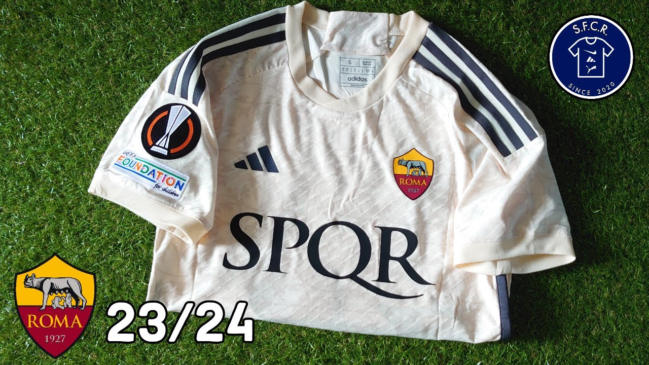 🐺Adidas AS Roma 2023/24 Lukaku Away Jersey Unboxing PLAYER