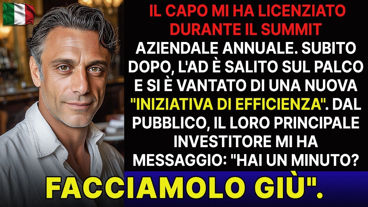 Licenziato dal CEO dopo 14 anni: rubò la mia piattaforma per €42M... poi arrivò un SMS...
