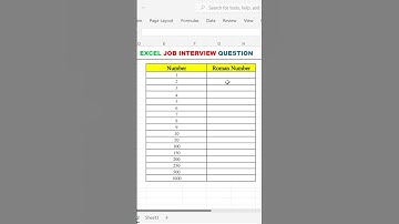 Excel Tips: Top Advanced Interview Questions You MUST Know to Get Hired! #exceltips #shorts