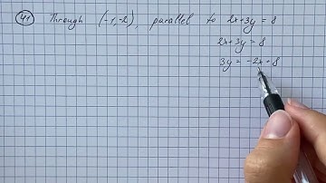 Find the equation of the line that satisfies the given conditions: Goes through (-1, -2)| Plainmath